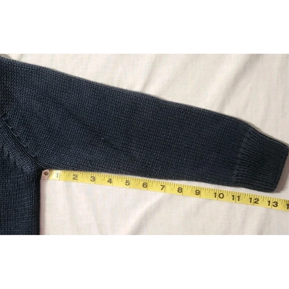Old Navy‎ Boys Full Zip Collared Sweater SZ Small Navy Blue